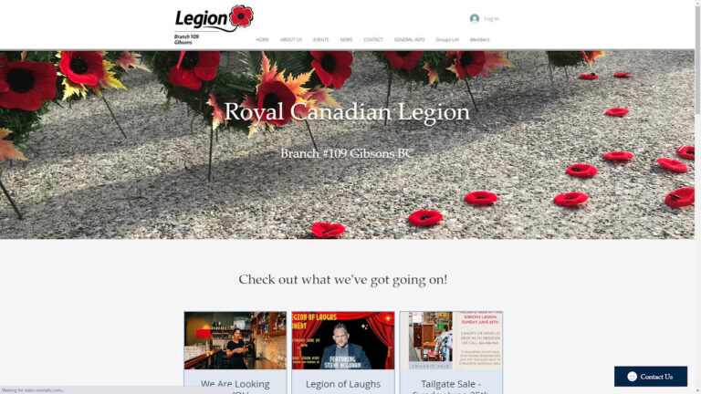 Royal Canadian Legion Branch 109 - Gibsons BC